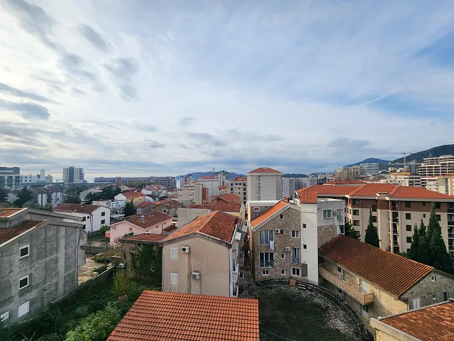 One-Bedroom Apartment 53 m² with Terrace and City & Sea View — Bečići